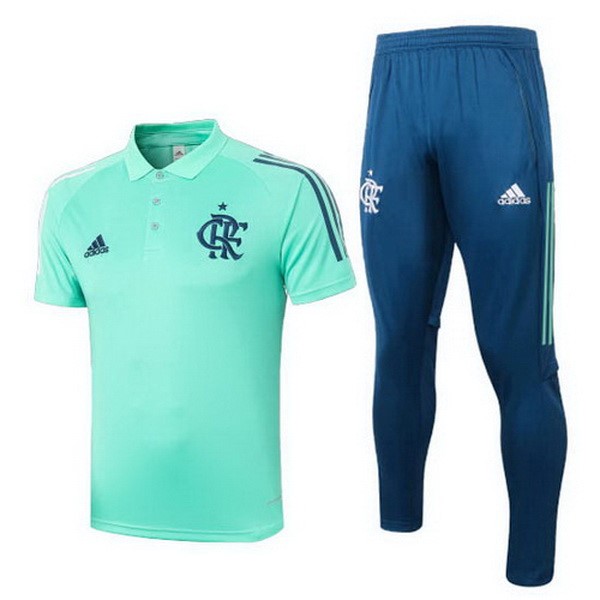 Polo Flamengo Conjunto Completo 2020-21 Verde